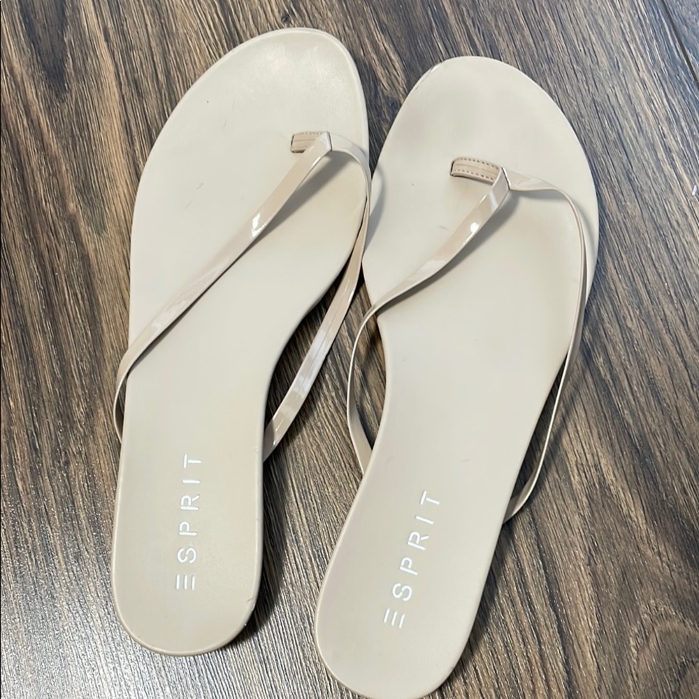 Esprit Cream Minimalist Sandals